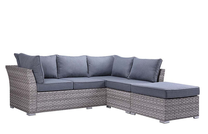 ACME Laurance Gray Fabric & Gray Finish Patio Set Model OT01092 - MONAVILLA