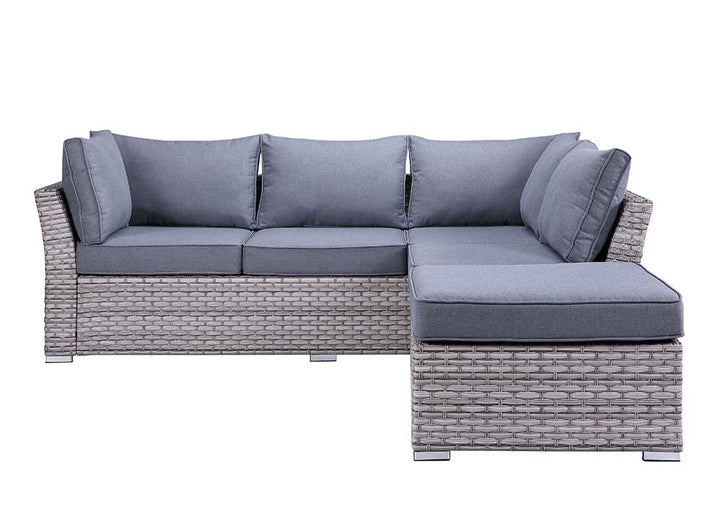 ACME Laurance Gray Fabric & Gray Finish Patio Set Model OT01092 - MONAVILLA