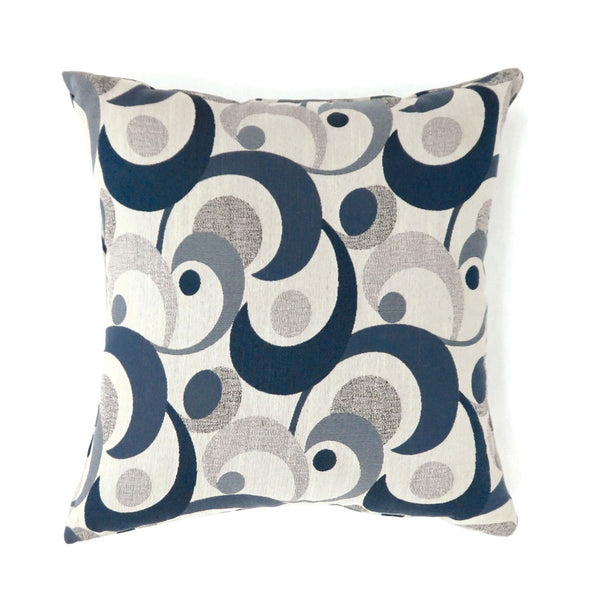 Furniture Of America Swoosh Blue Contemporary 21" X 21" Pillow, Blue (2 In Box) Model PL6002BL-L-2PK - MONAVILLA