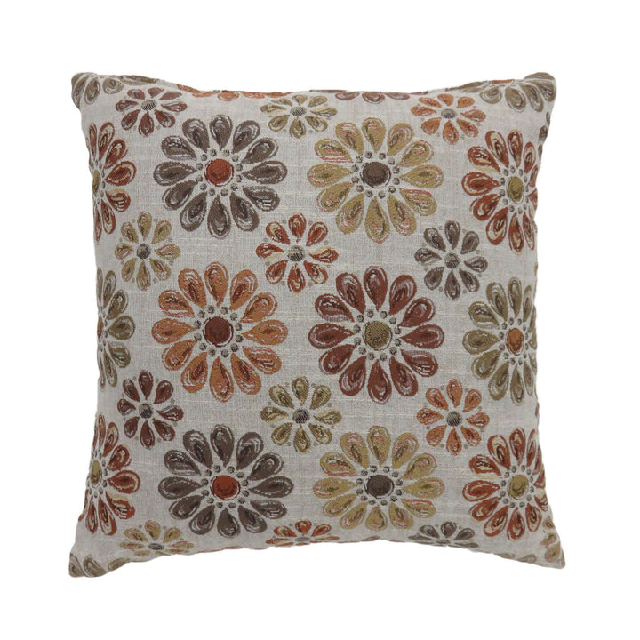 Furniture Of America Kyra Orange/Multi Transitional 21" X 21" Pillow, Orange (2 In Box) Model PL6024OR-L-2PK - MONAVILLA