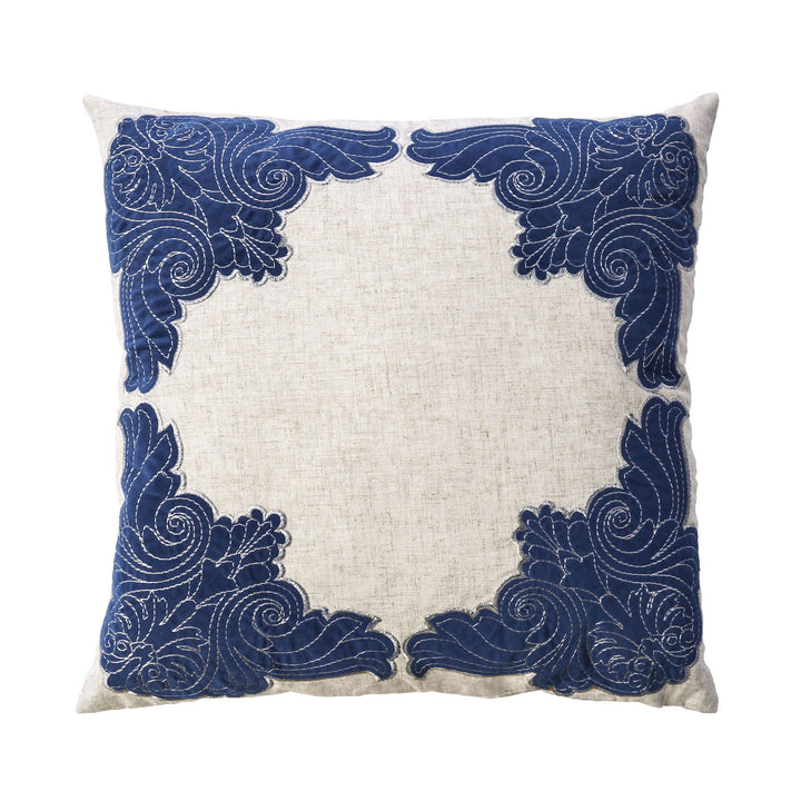 Furniture Of America Beth Beige/Indigo Contemporary 20" X 20" Pillow, Natural & Indigo (2 In Box) Model PL8009-2PK - MONAVILLA