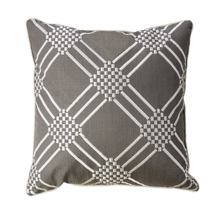 Furniture Of America Bess Dark Gray Contemporary 20" X 20" Pillow, Gunmetal (2 In Box) Model PL8014-2PK - MONAVILLA