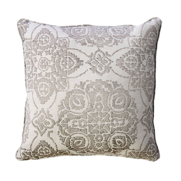 Furniture Of America Joy Cream/Gray Contemporary 20" X 20" Pillow, Cream & Gray (2 In Box) Model PL8023-2PK - MONAVILLA