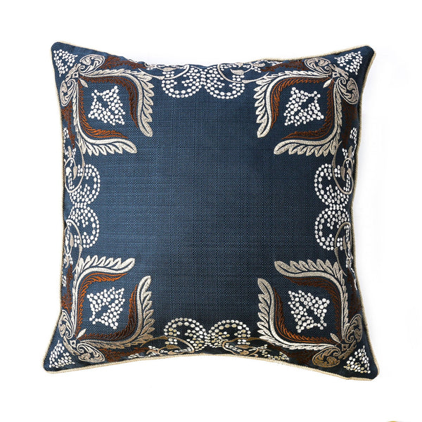 Furniture Of America Dina Navy Contemporary 20" X 20" Pillow, Navy (2 In Box) Model PL8034-2PK - MONAVILLA