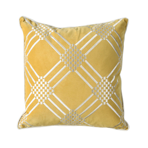 Furniture Of America Sam Silver/Gold Contemporary 20" X 20" Pillow, Silver & Gold (2 In Box) Model PL8040-2PK - MONAVILLA