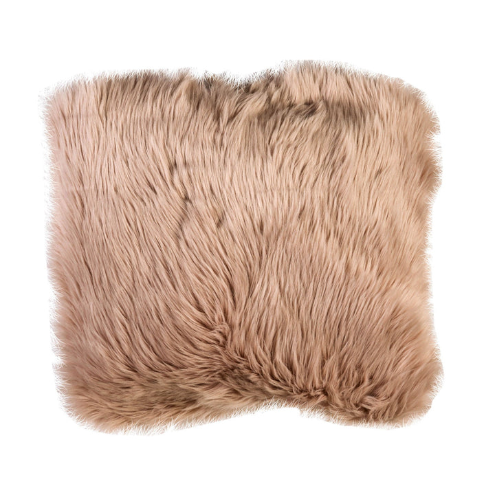 Furniture Of America Wendy Blush Contemporary 20" X 20" Pillow, Fur Blush (2 In Box) Model PL8044-2PK - MONAVILLA