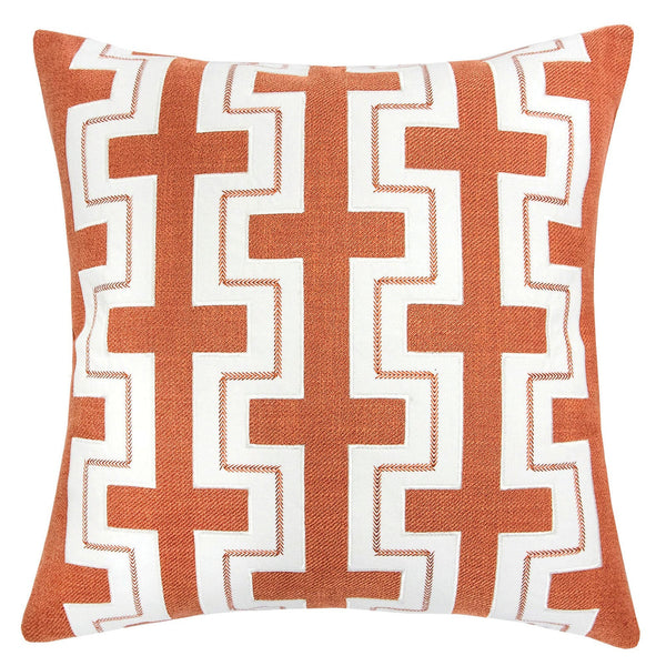 Furniture Of America Kari Orange Contemporary 20" X 20" Pillow, Orange (2 In Box) Model PL8053-2PK - MONAVILLA