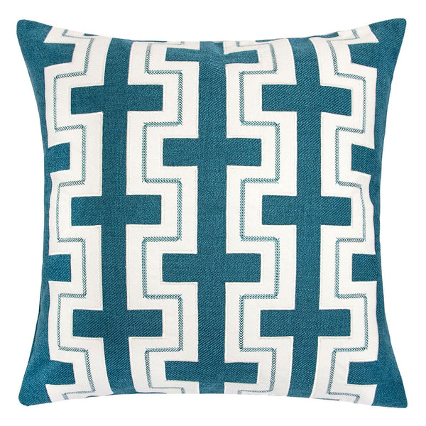 Furniture Of America Kari Teal Contemporary 20" X 20" Pillow, Teal (2 In Box) Model PL8054-2PK - MONAVILLA