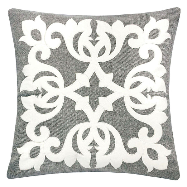 Furniture Of America Trudy Silver Contemporary 20" X 20" Pillow, Silver (2 In Box) Model PL8057-2PK - MONAVILLA