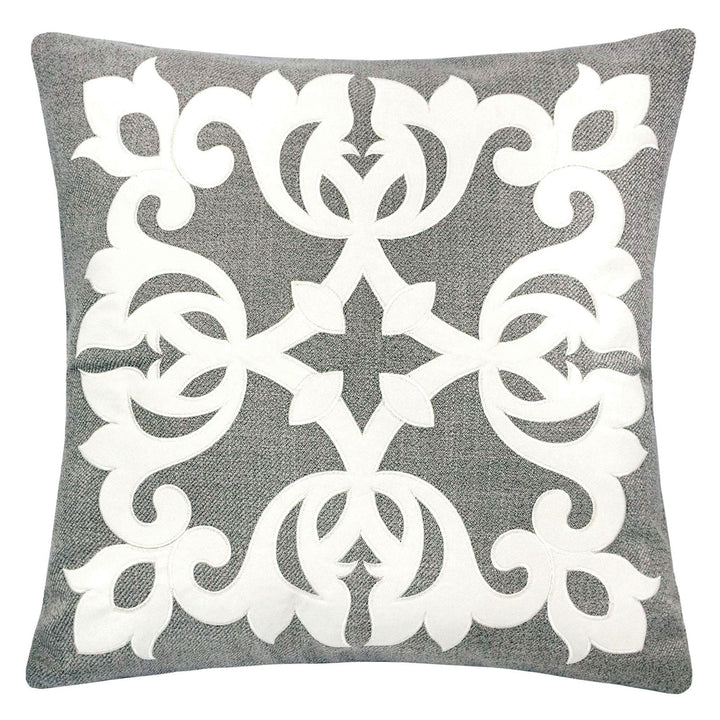 Furniture Of America Trudy Silver Contemporary 20" X 20" Pillow, Silver (2 In Box) Model PL8057-2PK - MONAVILLA