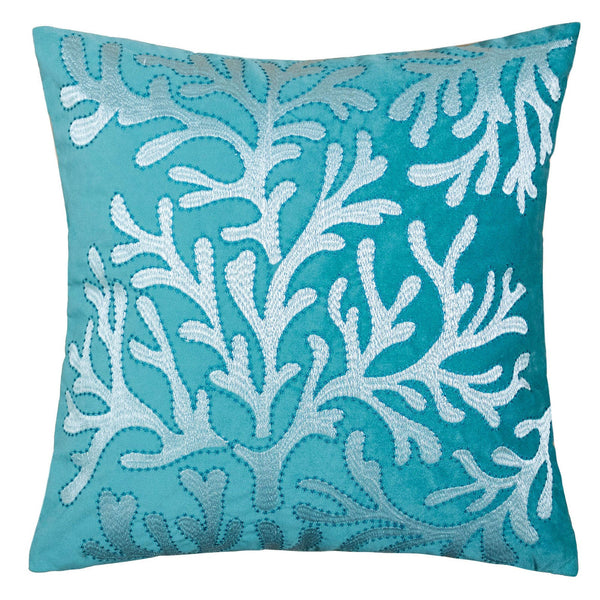 Furniture Of America June Teal Novelty 20" X 20" Pillow, Teal (2 In Box) Model PL8075-2PK - MONAVILLA