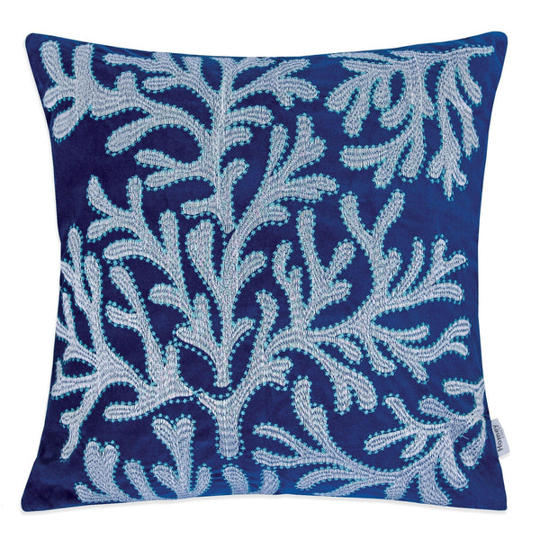 Furniture Of America Dolly Blue Novelty 20" X 20" Pillow, Blue (2 In Box) Model PL8079-2PK - MONAVILLA