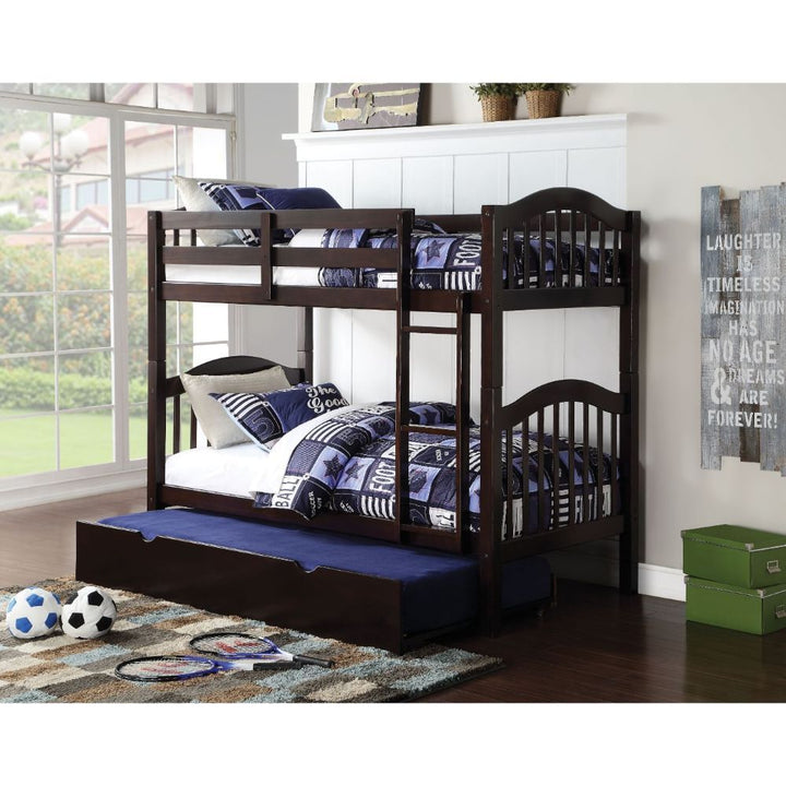 ACME Heartland Espresso Twin/Twin Bunk Bed Model 2554 - MONAVILLA