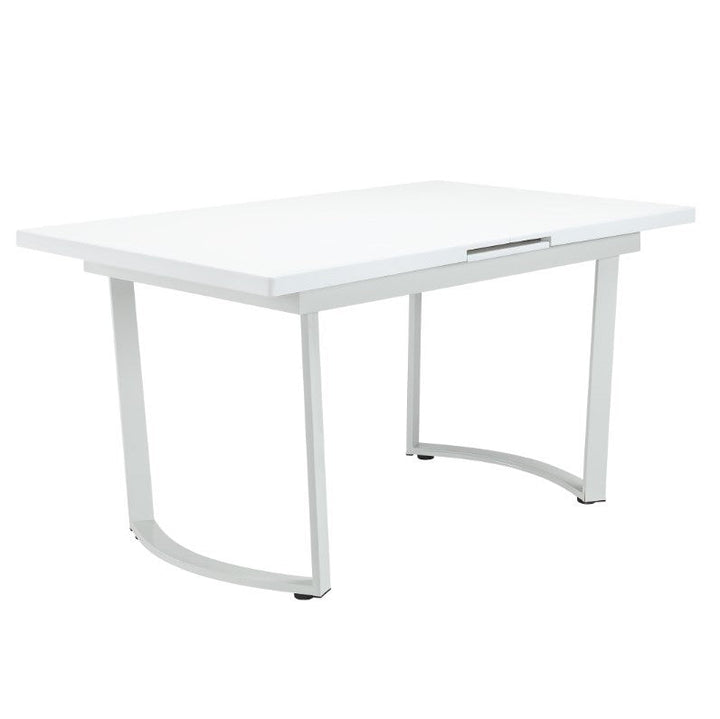 ACME Palton High Gloss White Finish Dining Table Model DN00732 - MONAVILLA