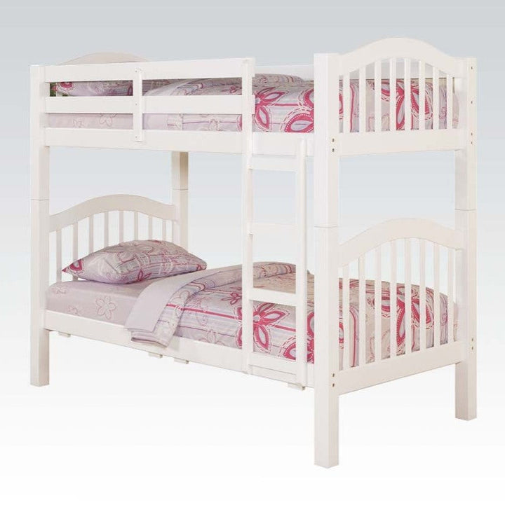 ACME Heartland White Twin/Twin Bunk Bed Model 2354 - MONAVILLA