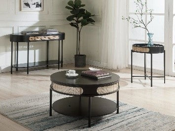 ACME Colson Black Finish Coffee Table Model LV01076 - MONAVILLA