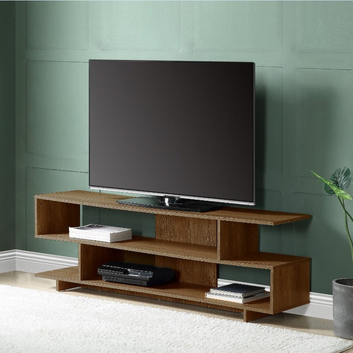 ACME Abhay Walnut Finish TV Stand Model LV00793 - MONAVILLA