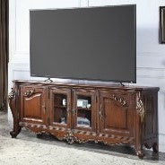 ACME Devayne Dark Walnut Finish TV Stand Model LV01414 - MONAVILLA