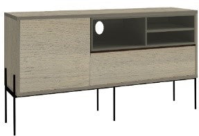 ACME Hattie Rustic Oak Finish TV Stand Model LV01074 - MONAVILLA