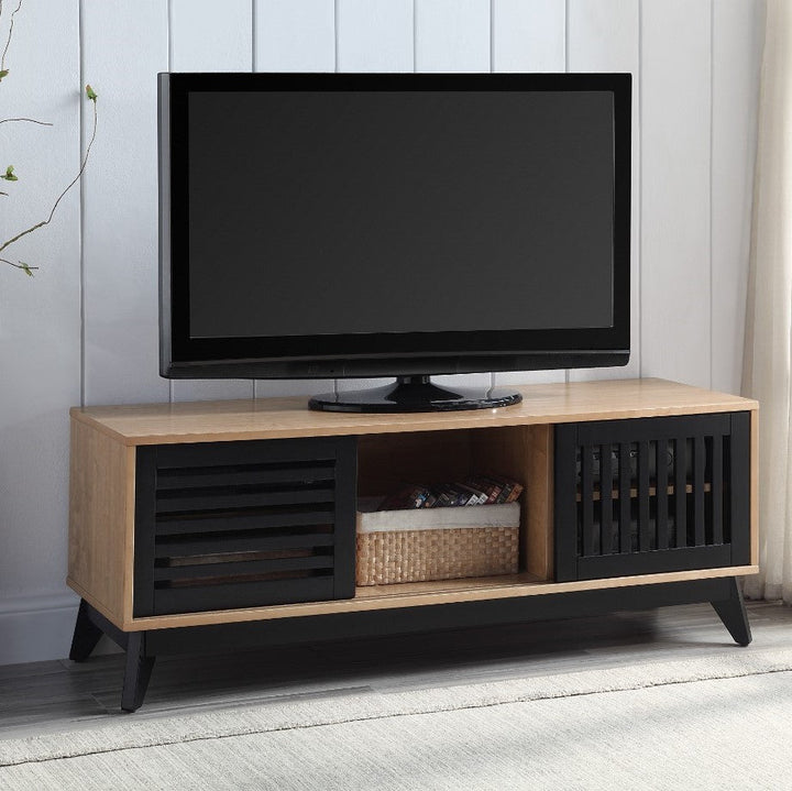 ACME Gamaliel Oak & Espresso Finish TV Stand Model LV00858 - MONAVILLA