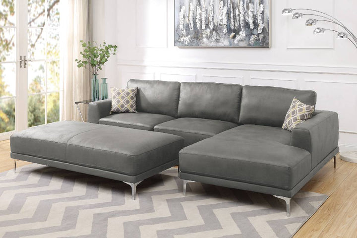 Poundex 2 Piece Sectional Sofa Set Model F6429 - MONAVILLA