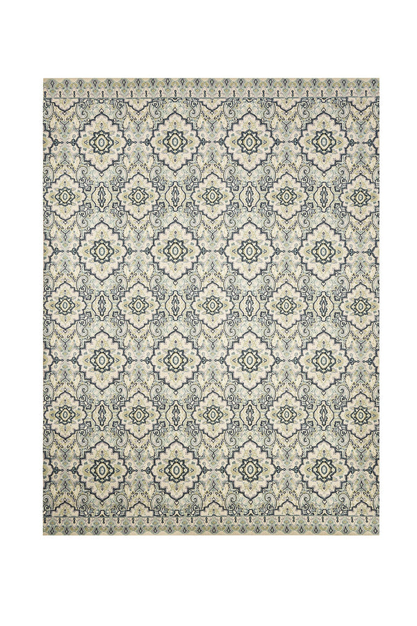 Furniture Of America Acanthus Beige/Blue Contemporary 5' X 8' Area Rug Model RG8139S - MONAVILLA