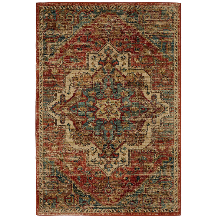 Furniture Of America Wilhelm Spice Rose Contemporary 8' X 11' Area Rug Model RG8160M - MONAVILLA