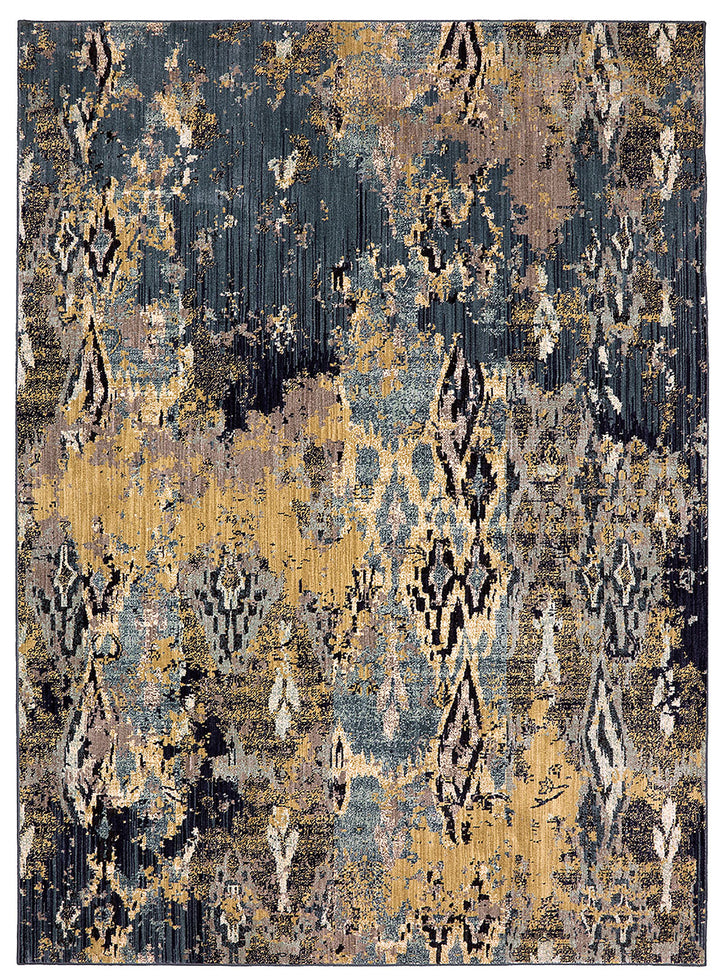 Furniture Of America Wilhelm Indigo Breach Contemporary 8' X 11' Area Rug Model RG8161M - MONAVILLA