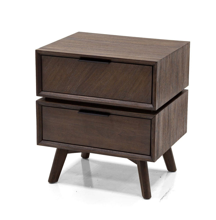 Modrest Roger Mid Century Acacia Nightstand - MONAVILLA