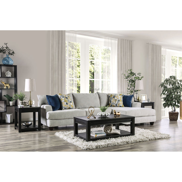 Furniture Of America Viktor Light Gray Transitional Sectional Model SM5208-SECT - MONAVILLA