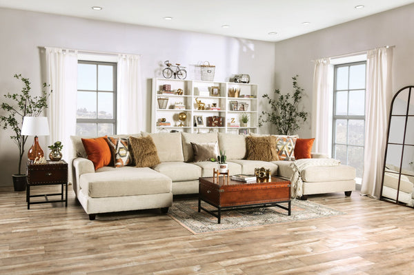 Furniture Of America Carnforth Tan Transitional Sectional Model SM5218-SECT - MONAVILLA