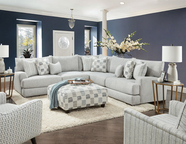 Furniture Of America Pelham Gray Transitional Sectional Model SM8189-SECT - MONAVILLA