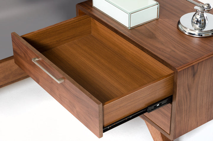 Nova Domus Soria Modern Walnut Nightstand - MONAVILLA