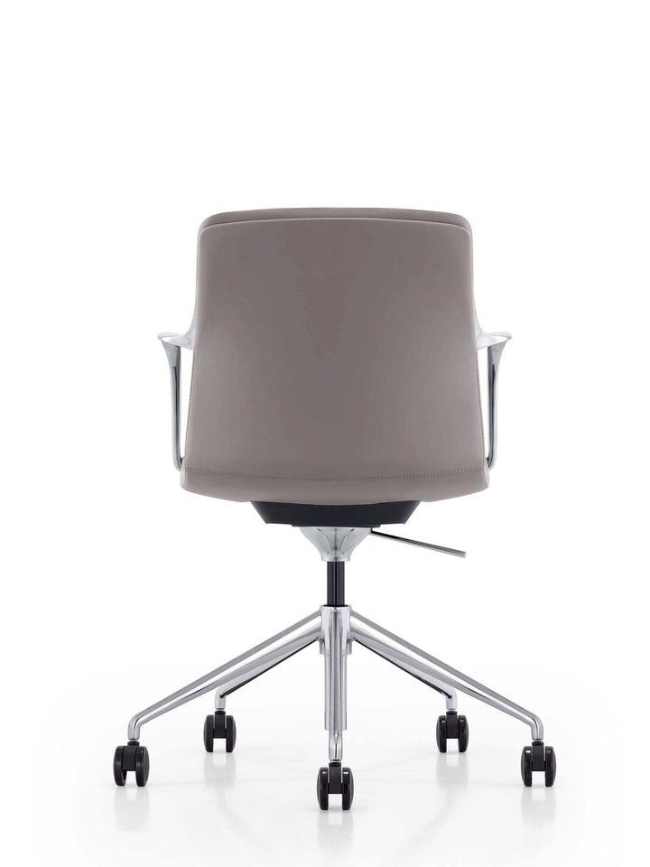 Modrest Sundar Modern Grey Mid Back Conference Office Chair - MONAVILLA