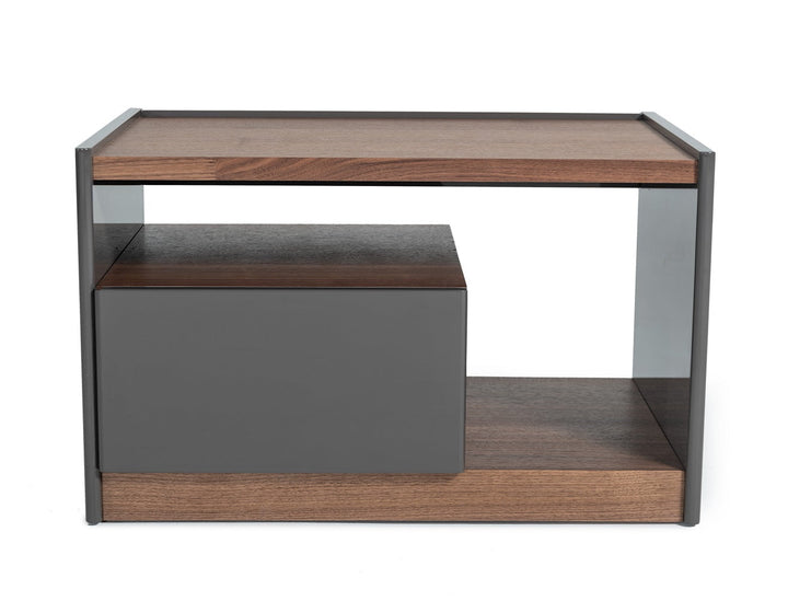 Modrest Tara Modern Walnut Nightstand - MONAVILLA