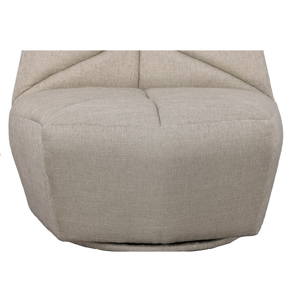 Divani Casa Tomlin Contemporary Grey Woven Fabric Accent Chair - MONAVILLA