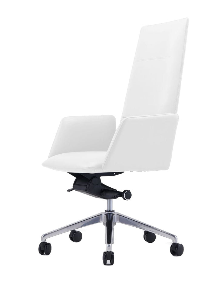 Modrest Tricia Modern White High Back Executive Office Chair - MONAVILLA