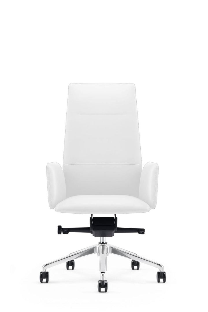 Modrest Tricia Modern White High Back Executive Office Chair - MONAVILLA