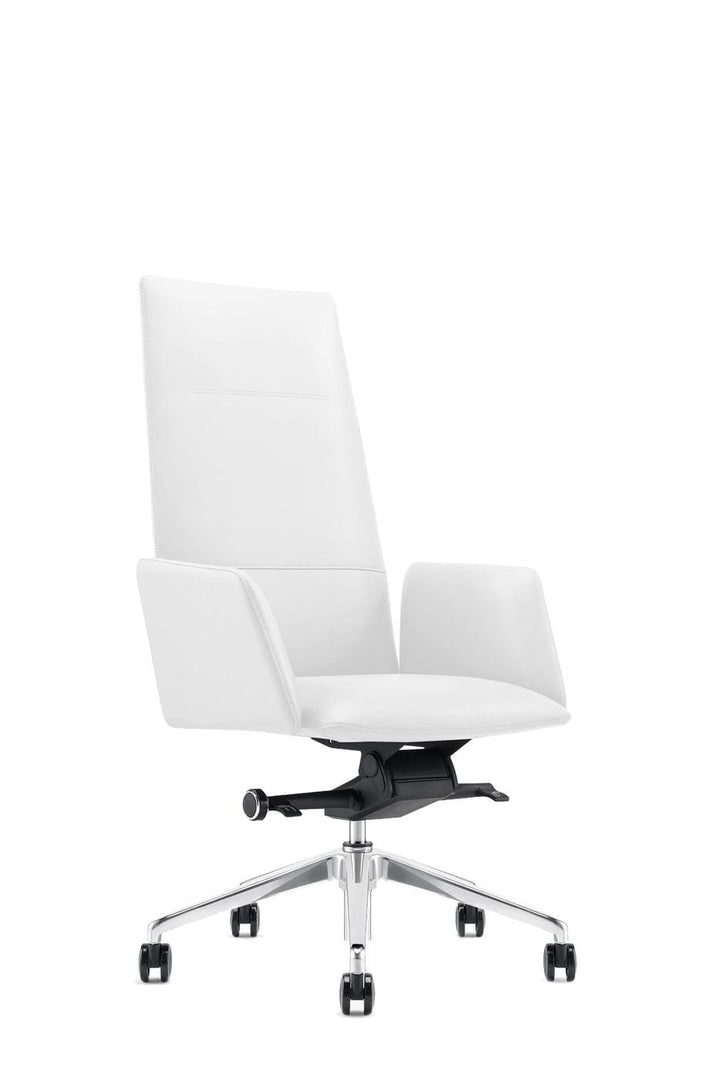 Modrest Tricia Modern White High Back Executive Office Chair - MONAVILLA