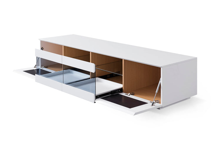 Modrest Frost Modern Small White TV Unit - MONAVILLA