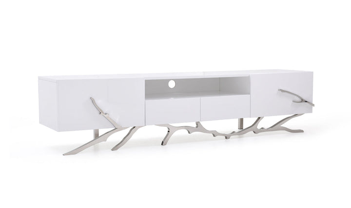 Modrest Legend Modern White TV Stand - MONAVILLA