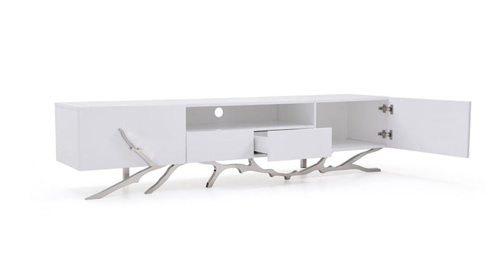 Modrest Legend Modern White TV Stand - MONAVILLA