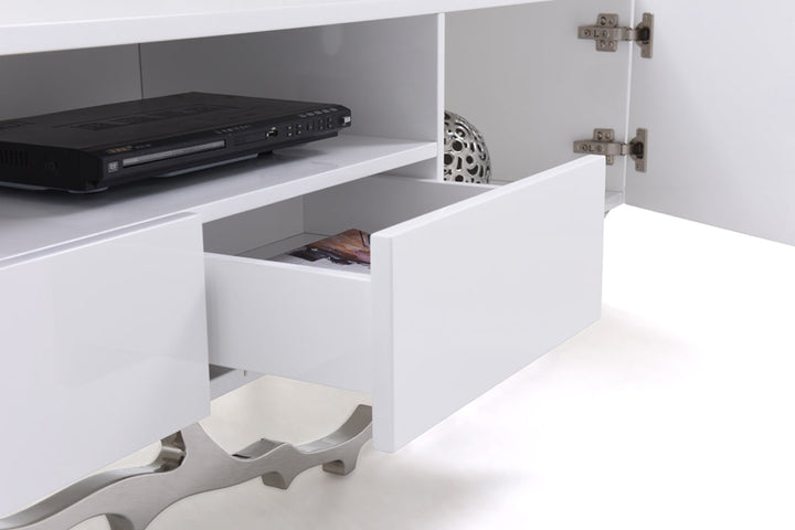 Modrest Legend Modern White TV Stand - MONAVILLA