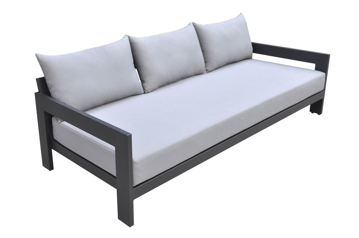 Divani Casa Wake Modern Charcoal Outdoor Sofa - MONAVILLA