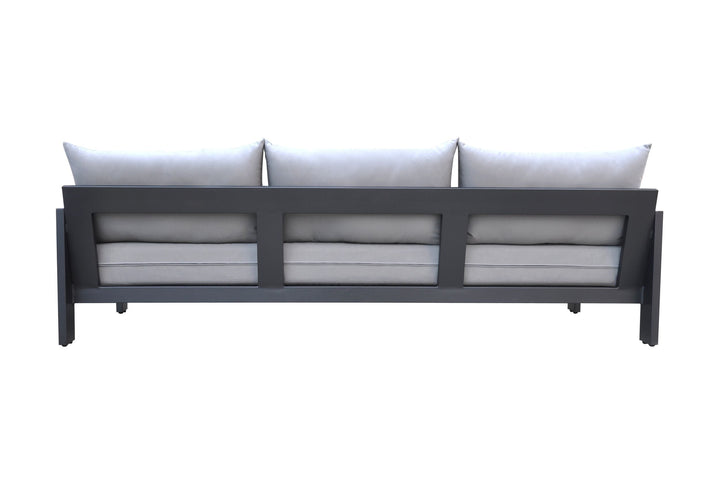 Divani Casa Wake Modern Charcoal Outdoor Sofa - MONAVILLA