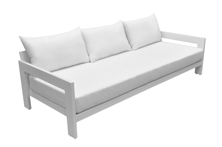 Divani Casa Wake Modern White Outdoor Sofa - MONAVILLA