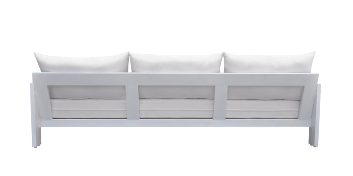 Divani Casa Wake Modern White Outdoor Sofa - MONAVILLA