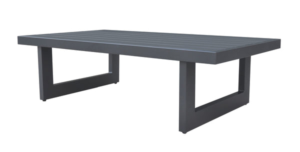 Divani Casa Wake Modern Charcoal Outdoor Coffee Table - MONAVILLA