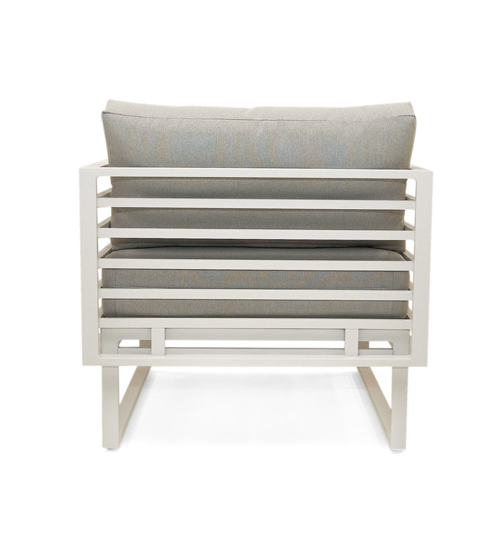 Renava Wharf Outdoor Light Grey and White Sofa Set - MONAVILLA